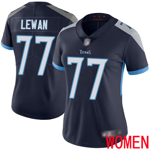 Tennessee Titans Limited Navy Blue Women Taylor Lewan Home Jersey NFL Football 77 Vapor Untouchable